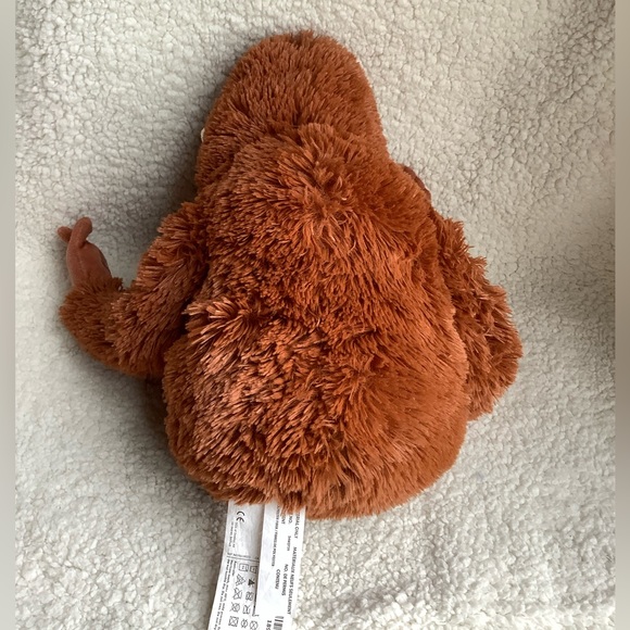 IKEA Large Monkey Plush Hook & Loop Hands & Feet Embroidered Eyes Stuffed Animal - Picture 3 of 5